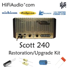 Scott 240 capacitor restoration recap repair service rebuild kit fix 