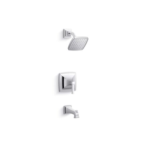 Kohler K-TS22026-4-CP Tempered Tub and Shower Trim Setwith Shower HeadChrome
