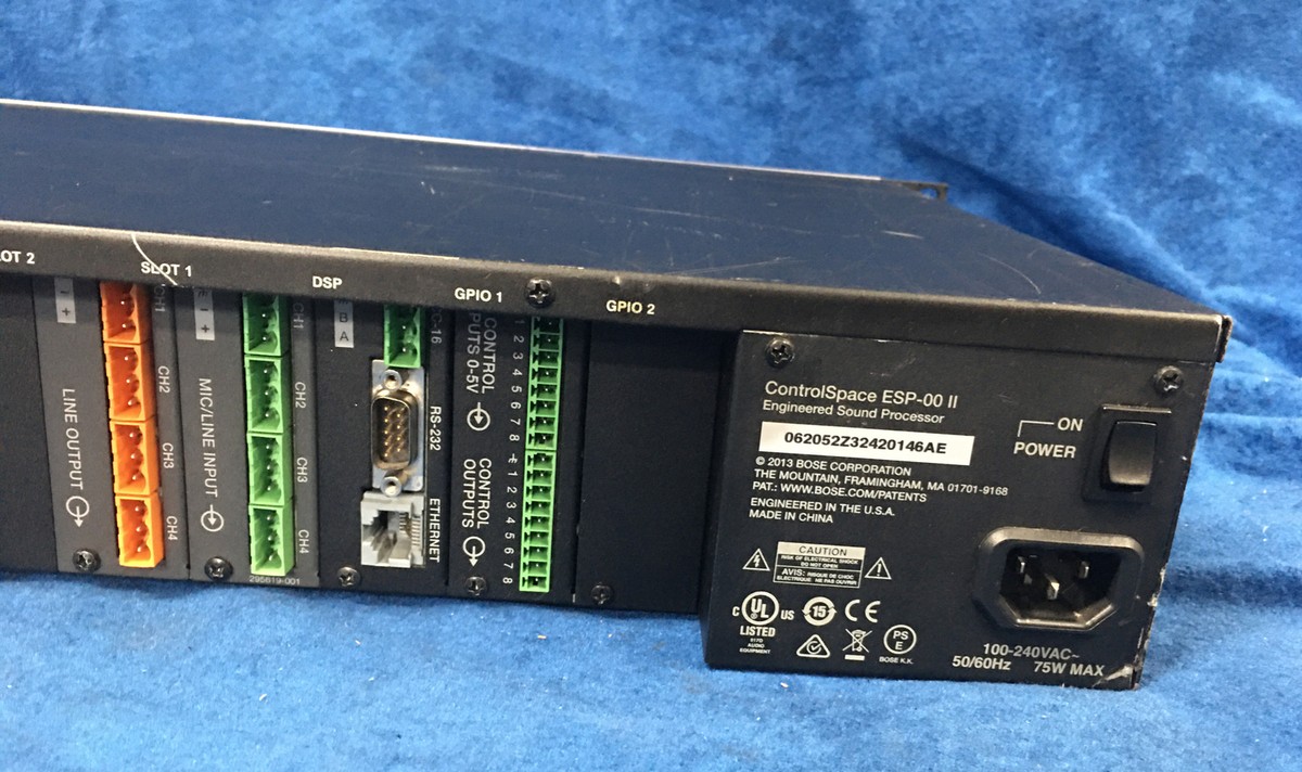 ✓ Bose ControlSpace ESP-00-II Engineered Sound Processor ✓ | eBay
