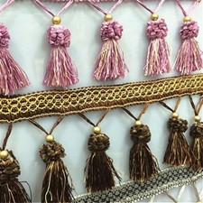 1 mètre rideau couture Garniture frange Gland tapisserie ruban