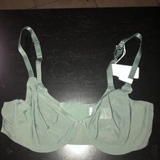 NWT Smoothez By Aerie Womens 34D Green Full Coverage Underwire Bra MSRP 40