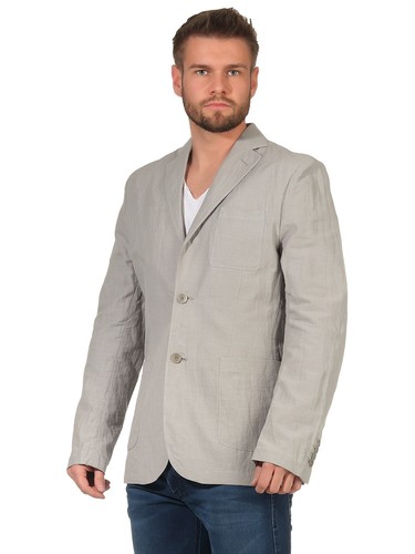 Patrizia Pepe Sakko Jacke Herrenjacket Herren Giacca Jacket Grau Powder Grey - Bild 4 von 5