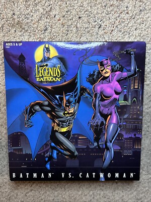 DC Legends of Batman Series Batman Vs. Catwoman Figures Kenner 1996 #27821 P-4 !