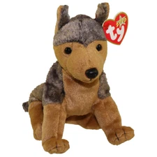 TY Beanie Baby - SARGE the German Shepherd Dog (6 inch) - MWMTs Stuffed Animal
