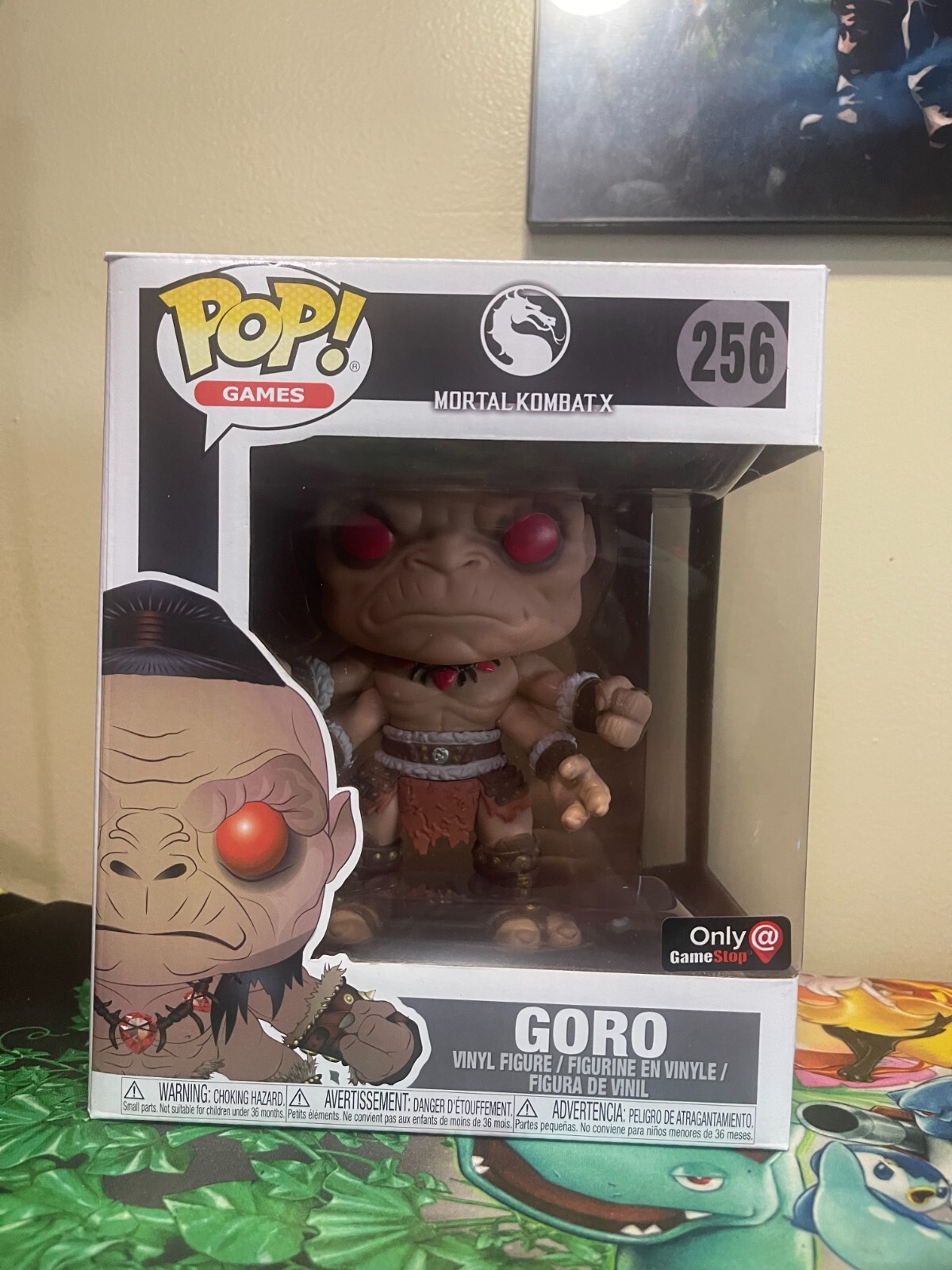 Vaulted Funko Pop! Goro #256 Mortal Kombat - *Authentic* Video Game