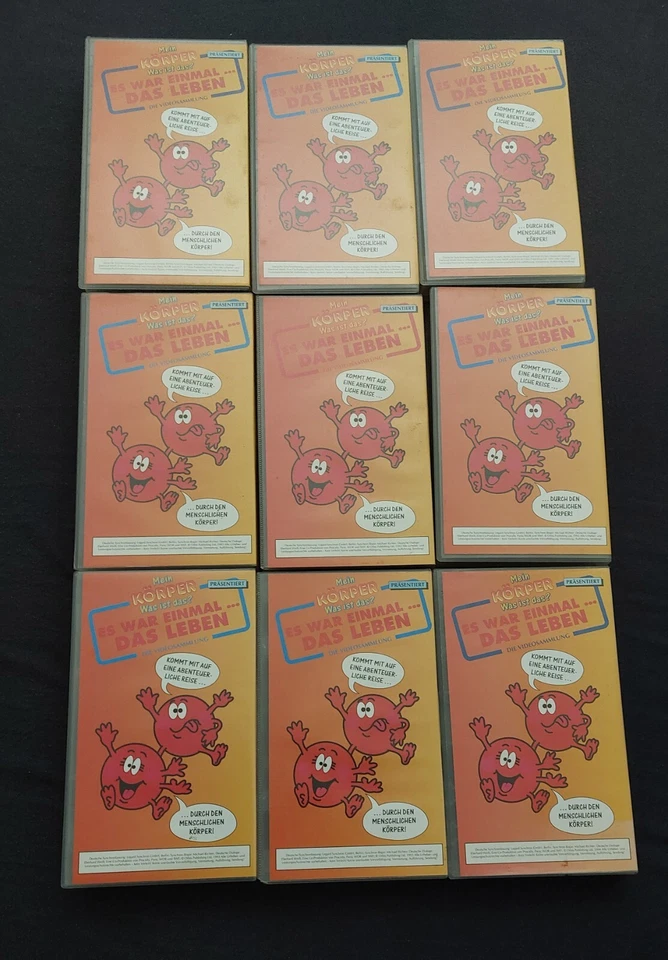 Es war eimal...das Leben,mein Körper, VHS,1-8 u.Nr.12