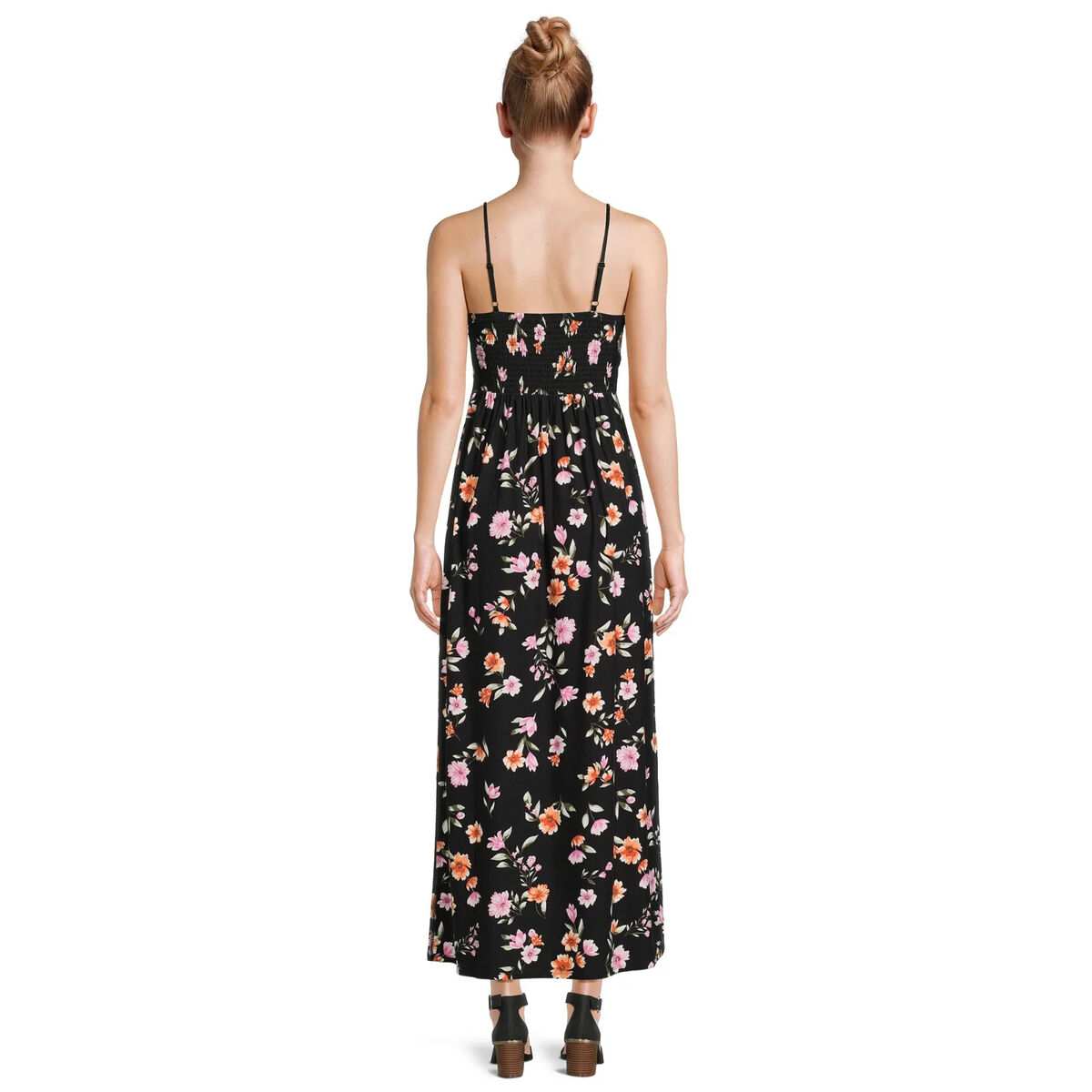 No Boundaries Juniors Floral Maxi Crochet Top Dress W/ Side No Boundaries Juniors Floral Maxi Crochet Top Dress W/ Side