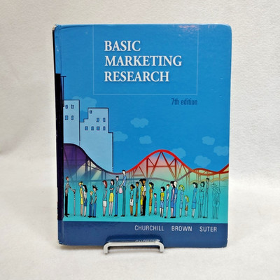 Basic Marketing Research Tom Brown Textbook Business Analytics HC EUC