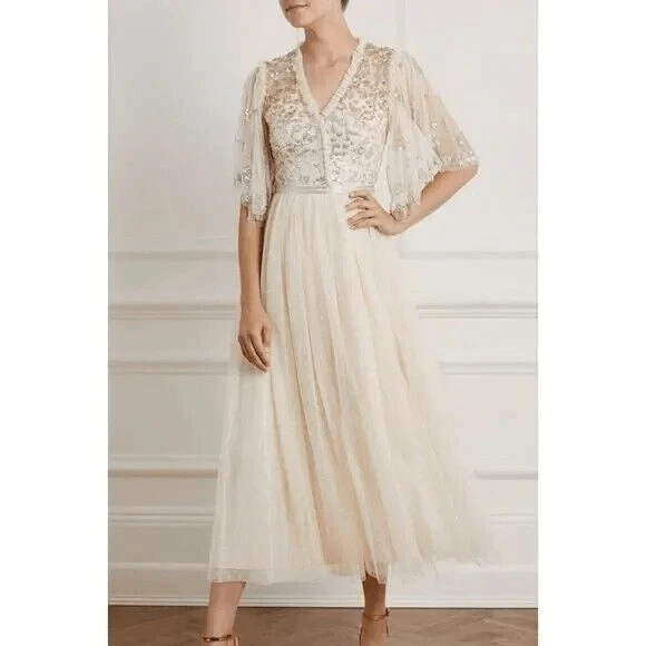 knee length dresses for ladies Percy Strapless Lace Maxi Dress