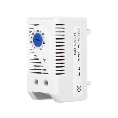 Mechanical Thermostat KTS011 0-60°C Adjustable Compact Normally Open/Closed T...