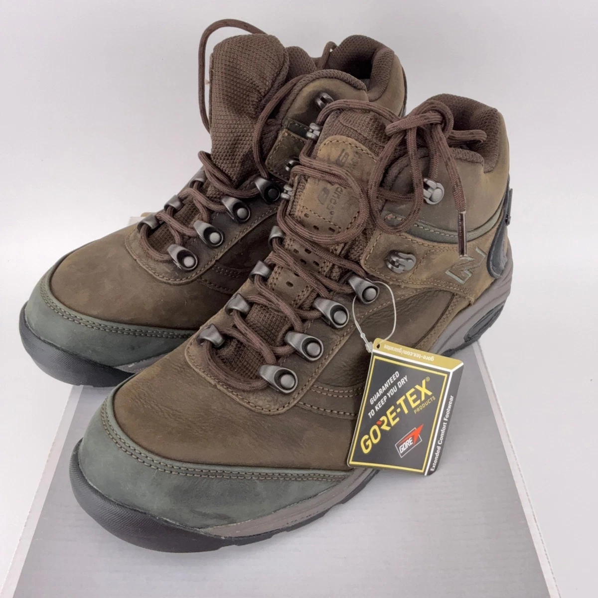 New Balance Boots Men Size 11.5 Extra Wide 978 Gore-Tex Brown Hiking Shoes New Balance 1569 Brown Leather GoreTex Hiking | Mercari main image 2