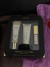 New, Sealed  Vieve Glowbe Trotter Set Skin Nova 10ml, Lip Dew 7ml, Mini 3ml