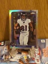 2025 Topps Chrome Devontez Walker #26 Refractor Baltimore Ravens