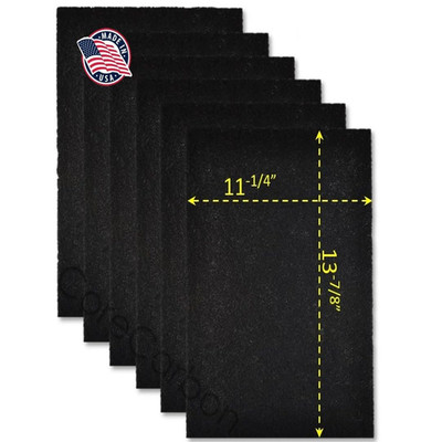 Corecarbon 6-Pack Exact Fitment Carbon Pre-Filter Designed To Fit Honeywell Air
