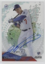 2014 Topps High Tek Auto Disco Diffractor 48/50 Alex Guerrero #HT-AG Auto 0o0