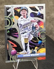 🔥🔥 2025 Topps Chrome Cosmic Jacob Wilson Rookie Card #139 A’s RC