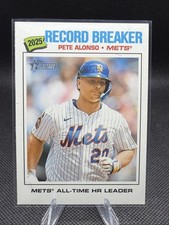 2026 Topps Heritage - Record Breakers Pete Alonso #232 Mets