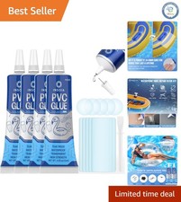 Materac pneumatyczny all-in-one i nadmuchiwany zestaw naprawczy - wodoodporny winyl 15ml x 4