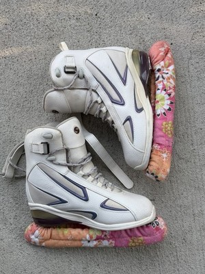 Jackson Softec Figure Ice Skates Women s Size 8 Mark IV Blades White Purple