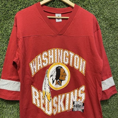 Vintage Washington Redskins Raglan Baseball Style NFL Football T