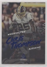 2018 Panini Luminance Blue Luminance 62/99 Chris Thompson #79 jc3