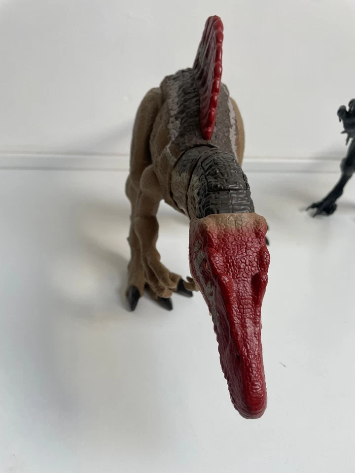Jurassic World Mattel Dinosaurier Spinosaurus T- Rex 2X Nummer Stempel - Bild 3 von 4