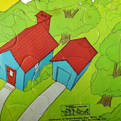 Hanna-Barbera Frankenstein Jr The Impossibles Frame-Tray Puzzle Whitman 1969 - Picture 10 of 11
