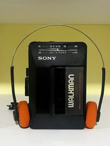 🔥 Sony Walkman WM-F2015 Cassette Player AM/FM  W/ New Drive Belts - Tested 🔥