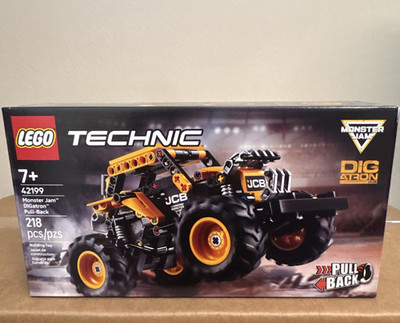 LEGO Technic Monster Jam Digatron Pull-Back 42199 Complete Set 218pcs Age 7+