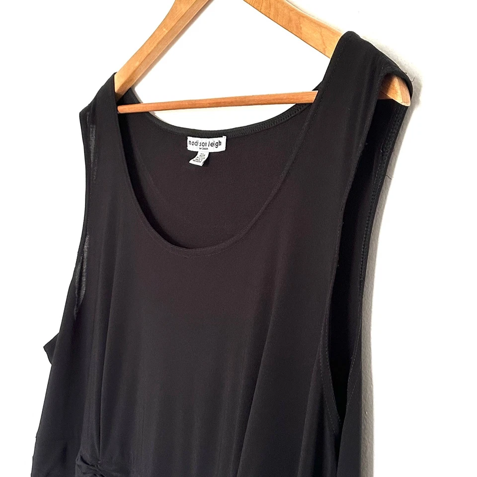 Madison Leigh Dress Women's Size 22W Black Sleeveless Pullover Midi - Image 4 of 4