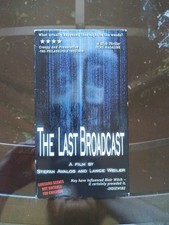 The Last Broadcast (VHS, 1998) Hollywood Video - Stefan Avalos, Lance Weiler