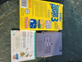 Super Mario Bros. 3 Nintendo NES PAL CIB box in rough shape.