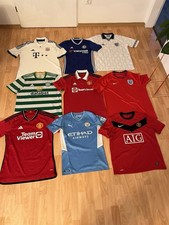 Football Shirt Collection X9 Sizes S-XL Various Clubs Excellent Condition