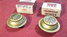 NOS 1948-1951 Ford 6 thermostat Lot of 2, 162 and 177 degree