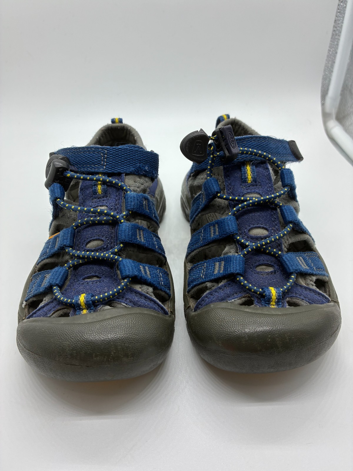 Sandali da acqua Keen Kids Newport H2 ragazzo ragazza blu grigio taglia US 12 EU 30