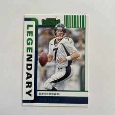 2022 Panini Contenders Legendary John Elway LGD-JEL Nr. Mt.-Mt. Ungraded Used.