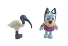 Bluey Shaun Emu Episode 2.5" Figure White Bird White Ibis Bin Chicken