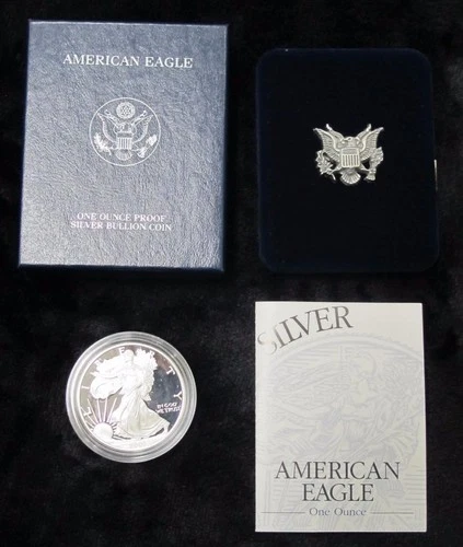 2003-W American Silver Eagle * Proof * With COA and Box * Great Birthday Gift!