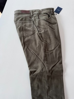 Hackett London, softe, elastische Chino ''Trinity'', 5-pocket, Gr. 34, neu, grüm