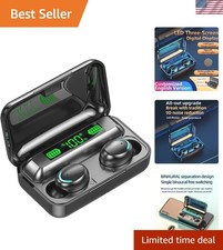 Waterproof Wireless Earphones with HiFi Sound  Bluetooth 5.3 - Touch Control
