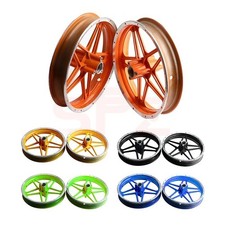 Aluminum Alloy 2.50-10 Inch Front Wheel And Rear Wheel Set Rim Wheel Hub Assembl Aluminum Alloy 2.50-10 Inch Front Wheel And Rear Wheel Set Rim Wheel Hub Assembl