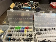 Vintage Ofna Z10, (2) Picco.12, Paris, Aluminum, Carbon Fiber, Parts Lot Project