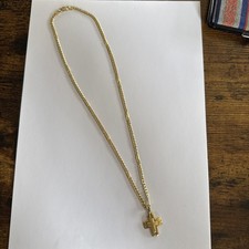 Goldkette mit Anhänger 585 Gelbgold - 55 cm ...