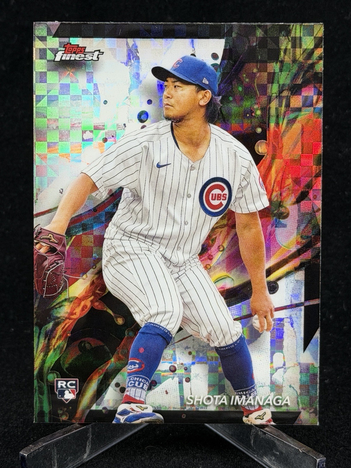 2024 Topps Finest Common Checkerboard Refractor #45 Shota Imanaga (RC) Cubs