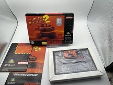 Super Battletank 2, SNES, CIB w/ Box, Game Cart, Manual, and Poster
