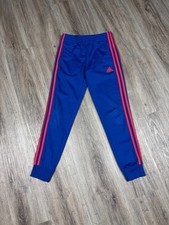Adidas Kids Blue and Red Joggers Tracksuits S 8
