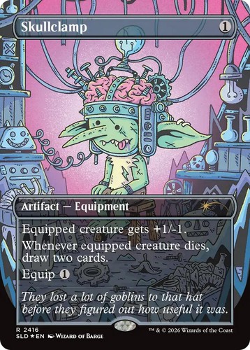 PSA 10 Skullclamp Foil Japanese Secret Lair Drop Borderless Yoji
