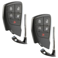 2 Remote Keyless Entry Smart Fob Replacement For GMC Chevrolet 5b (HUFGM2718)