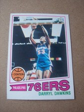 1977-78 Topps basketball White back Darryl Dawkins Rookie card #132 VG/EX. rookie card picture