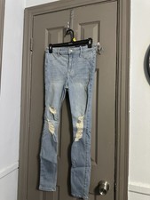 Hollister Womens High Rise Jean Leggings Size 3 New